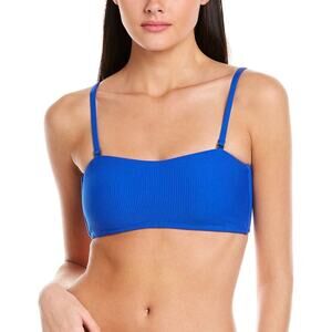 Andie Swim The Rio Top Swimwear Removable Straps Navy Size Medium